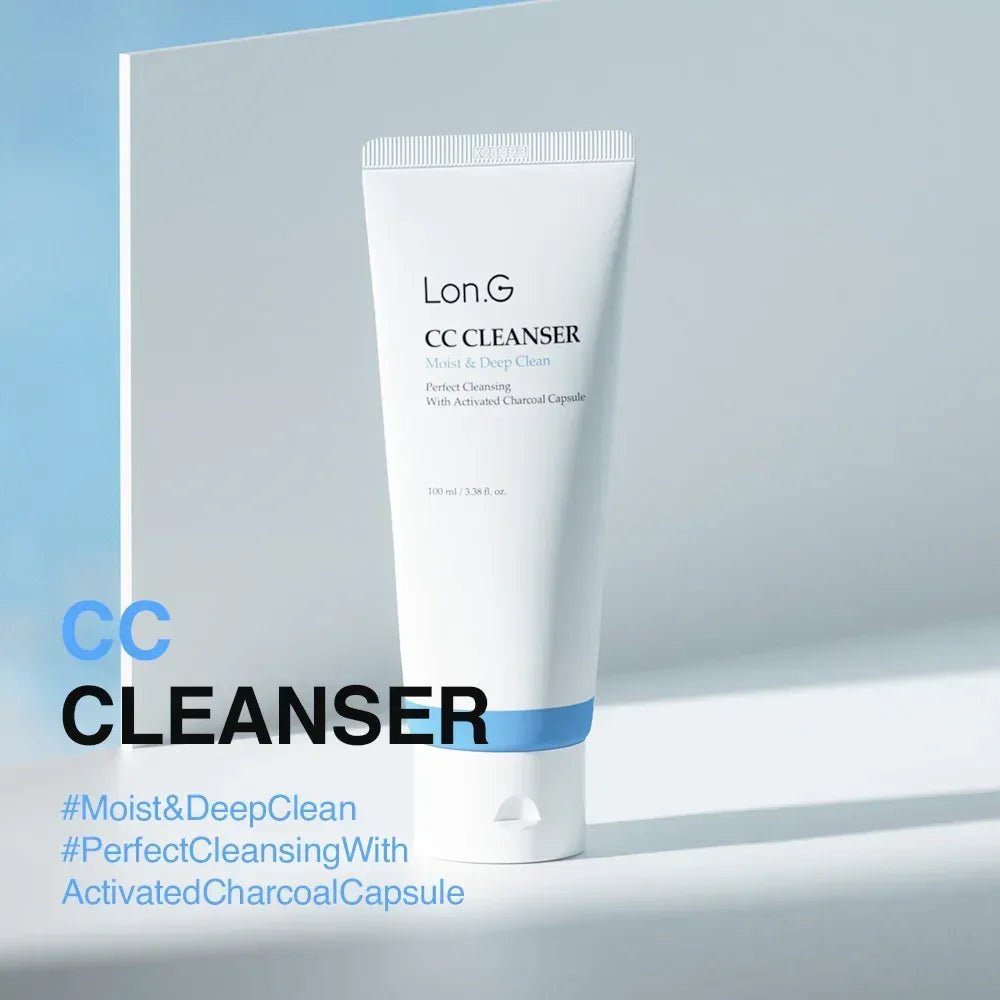 Lon.G CC Cleanser - Houtskool Capsule Gezichtsreiniger Diepe Reiniging - HallyuSkincare