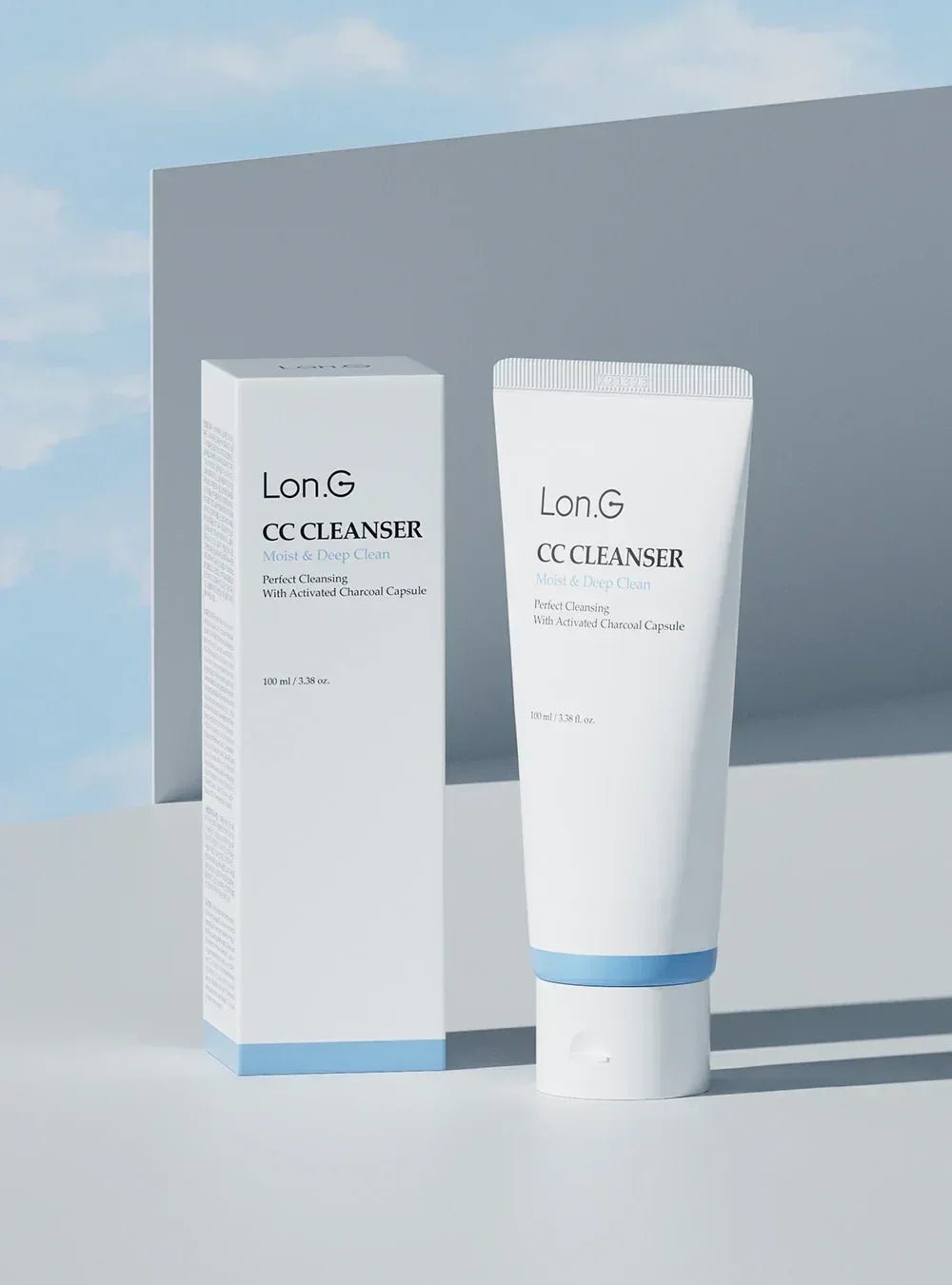 Lon.G CC Cleanser - Houtskool Capsule Gezichtsreiniger Diepe Reiniging - HallyuSkincare