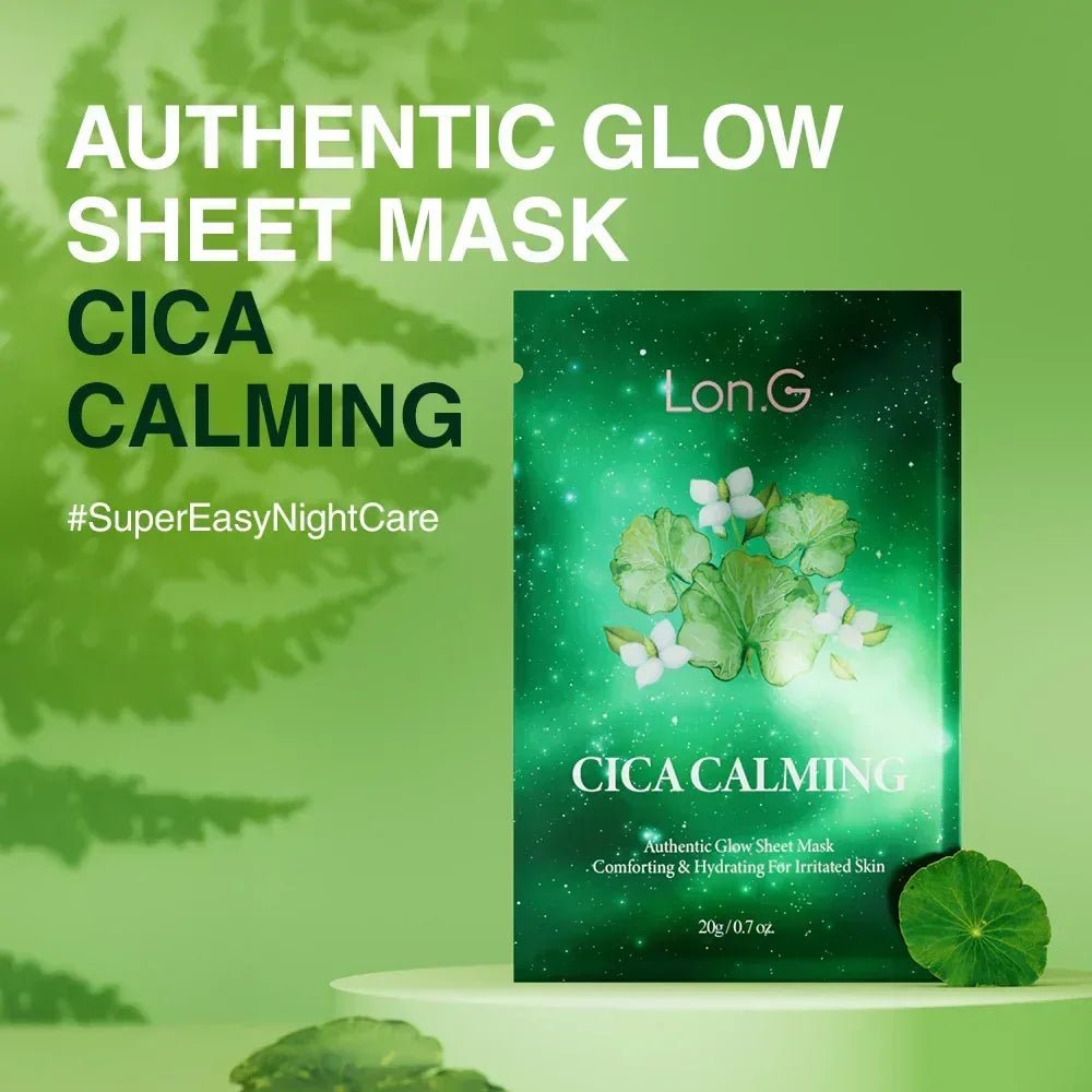 Lon.G Cica Calming Sheet Mask - Kalmerend Masker Centella Heartleaf - HallyuSkincare