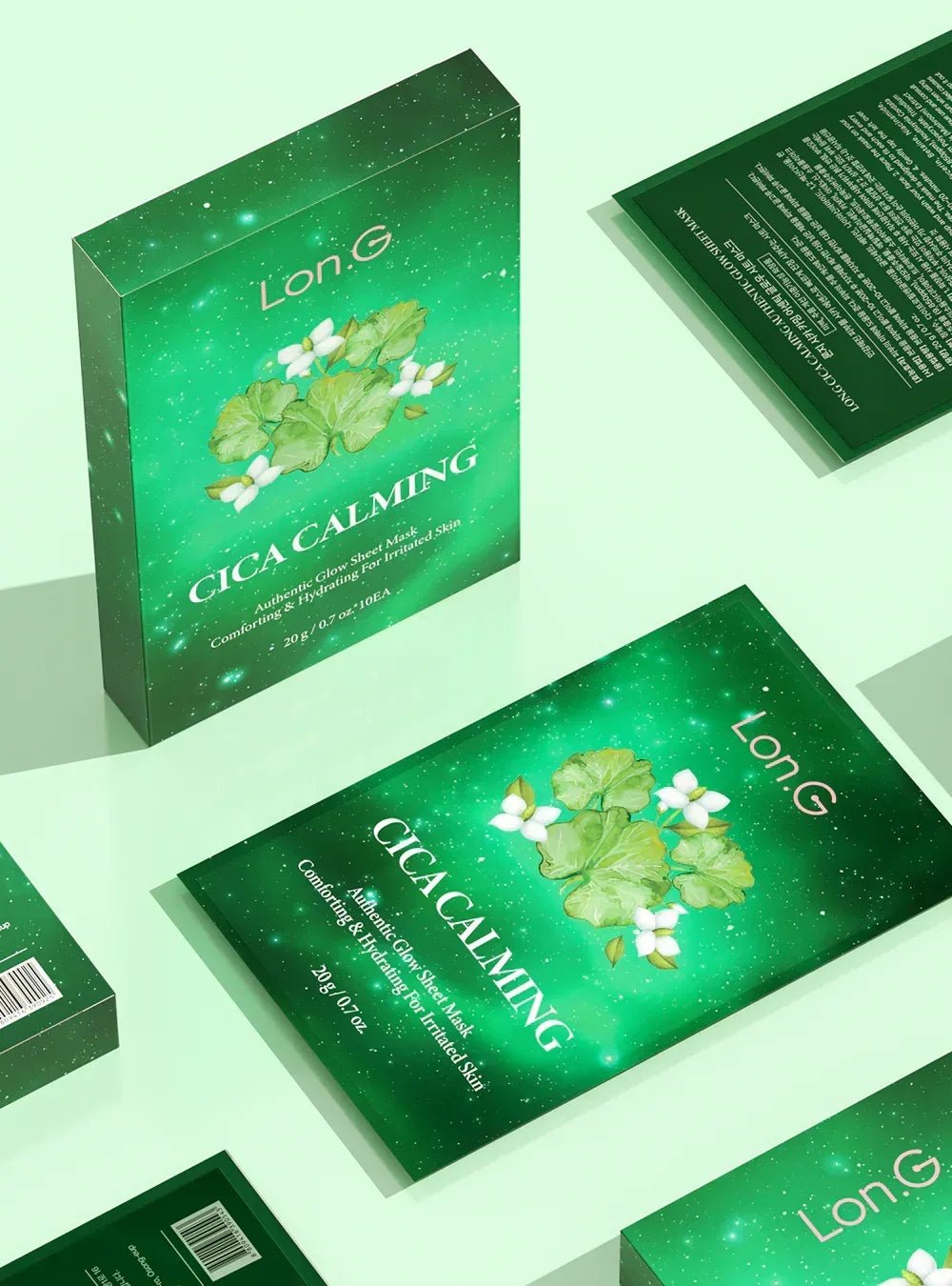 Lon.G Cica Calming Sheet Mask - Kalmerend Masker Centella Heartleaf - HallyuSkincare