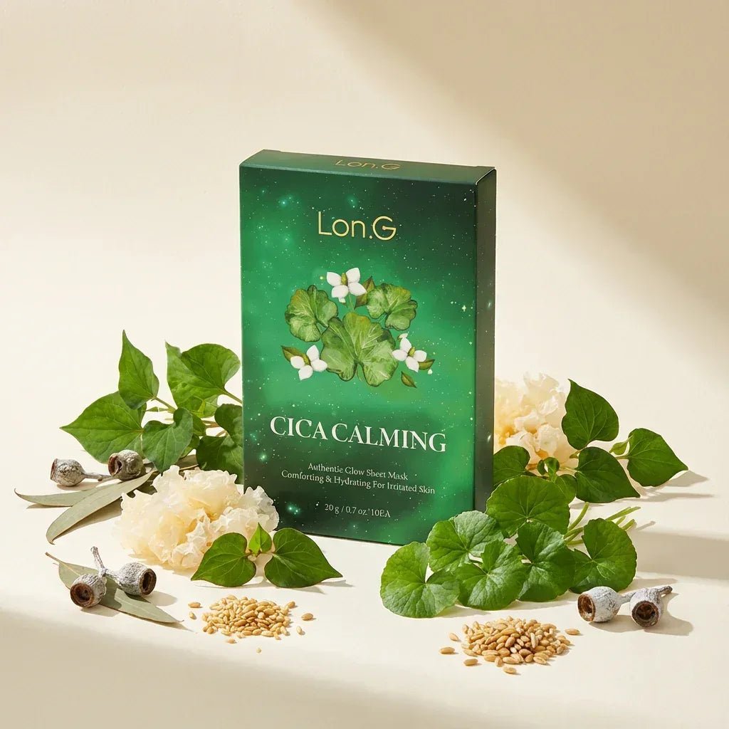 Lon.G Cica Calming Sheet Mask - Kalmerend Masker Centella Heartleaf - HallyuSkincare