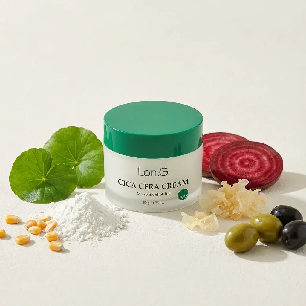 Lon.G Cica Cera Cream Micro SR Shot - Barrière Herstellend Ceramide - HallyuSkincare