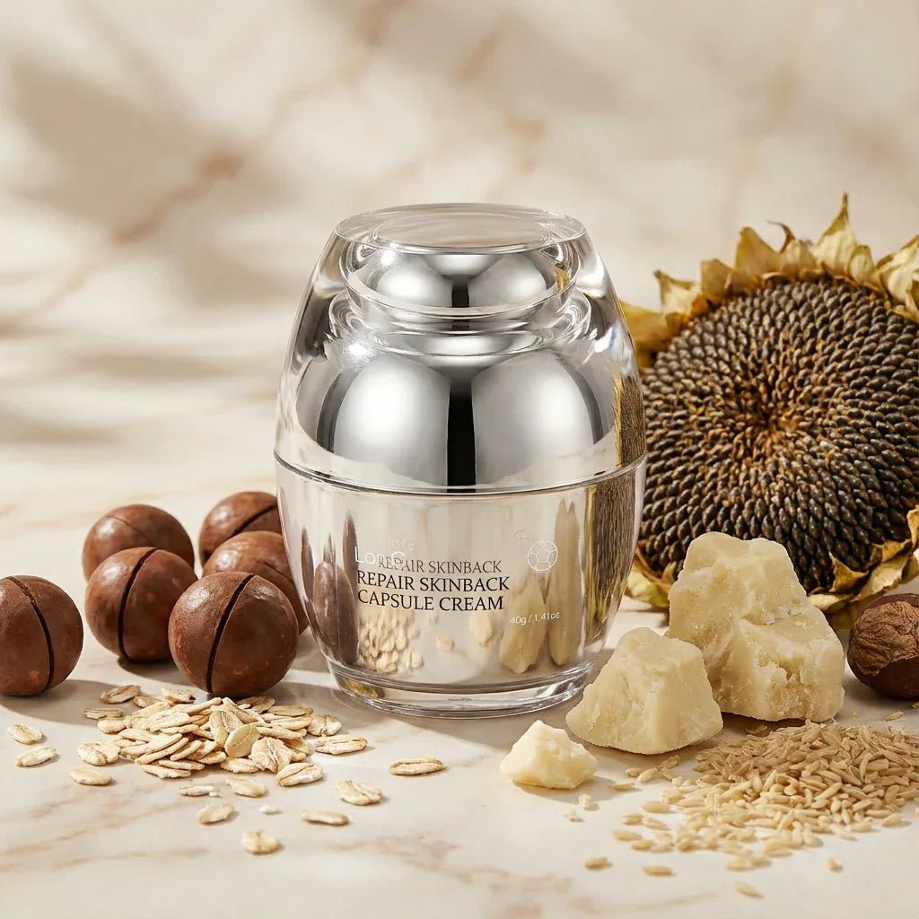 Lon.G Repair Skinback Capsule Cream - Anti - Aging Crème met Fullereen - HallyuSkincare