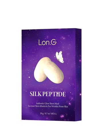 Lon.G Silk Peptide Gezichtsmasker - Verstevigend met Panthenol & Ceramide NP - HallyuSkincare
