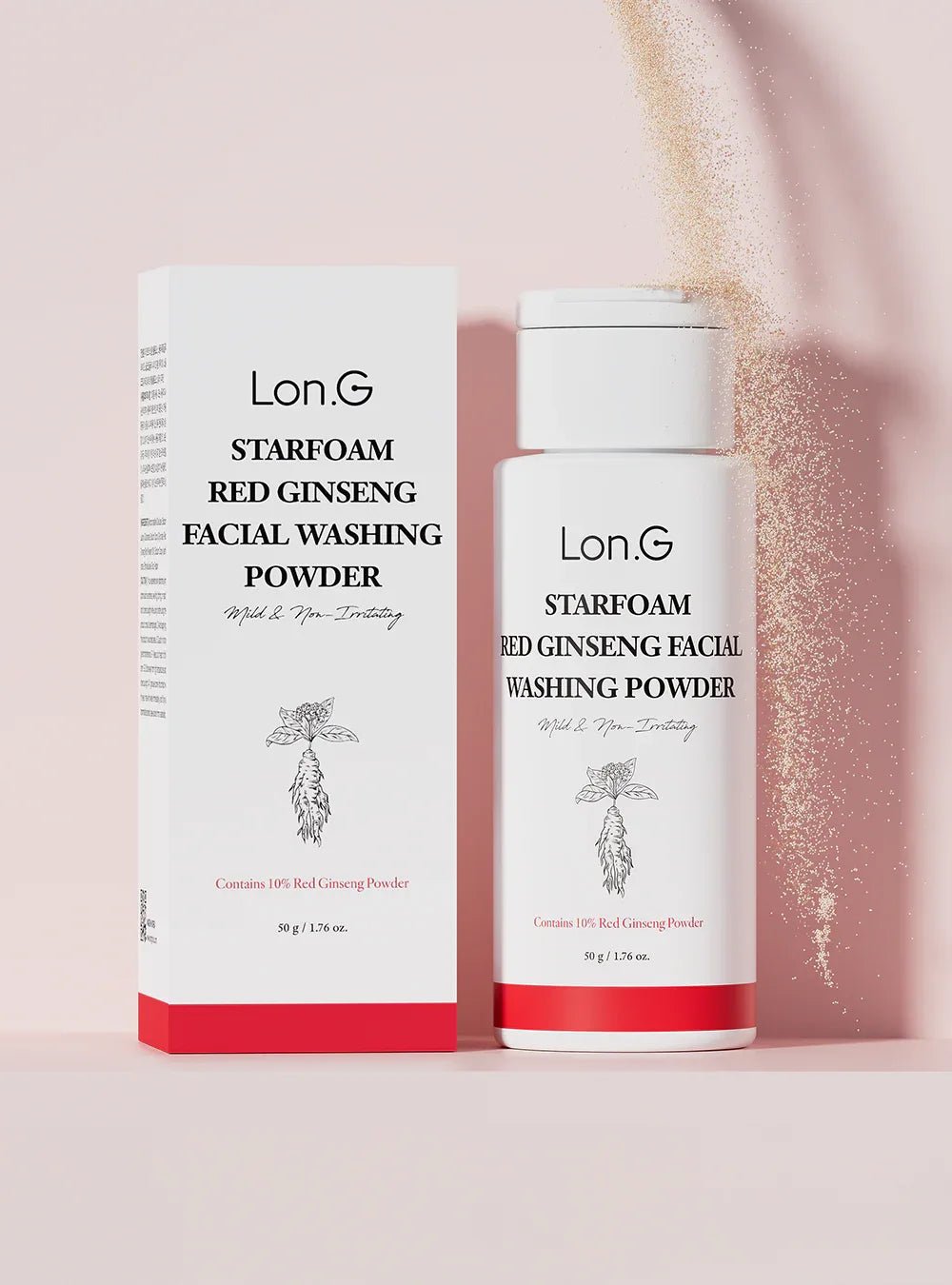 Lon.G Starfoam Red Ginseng - Anti - Aging Poeder Reiniger met Probiotica - HallyuSkincare