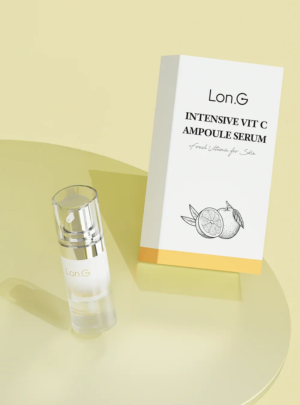 Lon.G Vit C Ampoule - Dual - Core Vitamine C Serum Verhelderend Antioxidant - HallyuSkincare