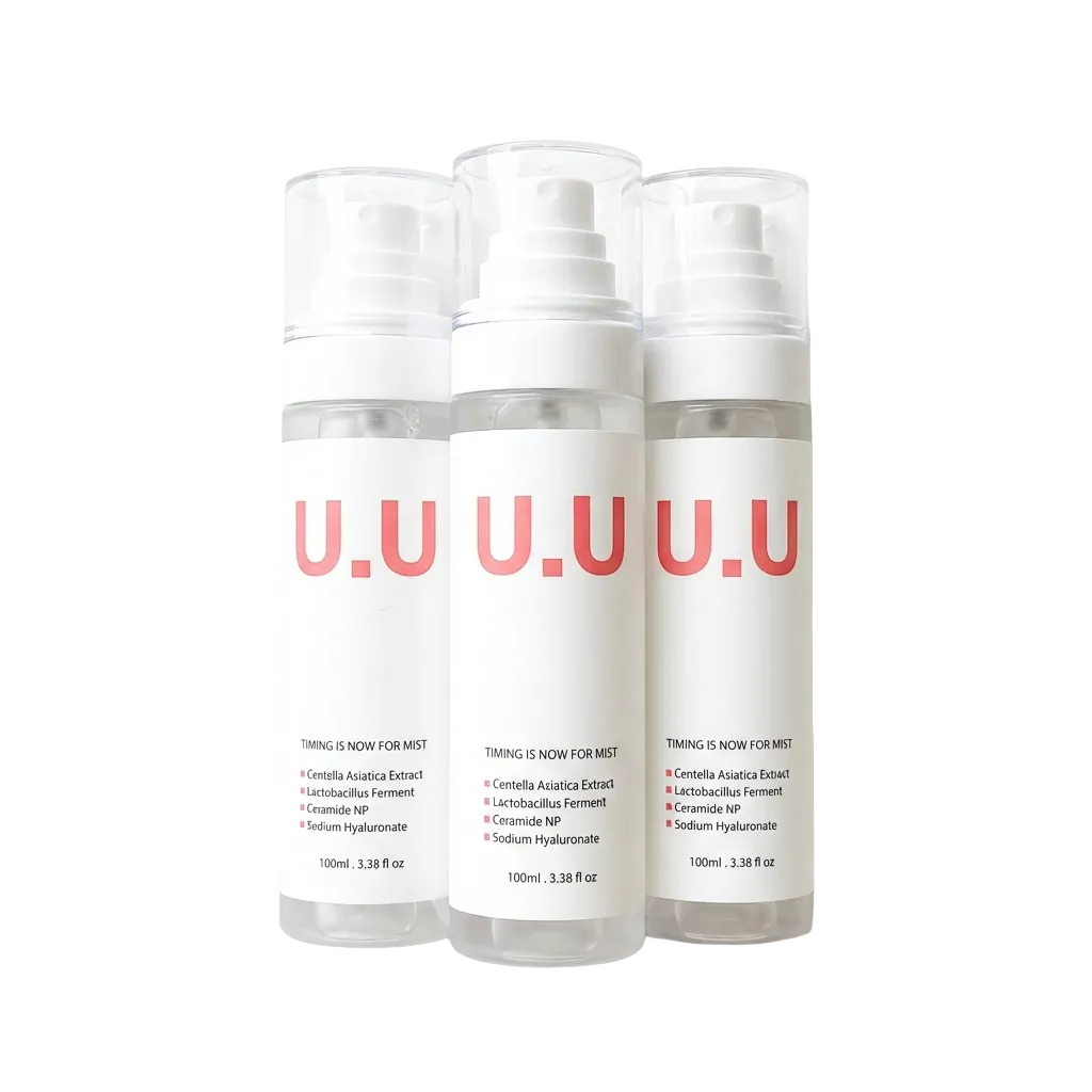 U.U Timing is Now For Mist trio met Centella Asiatica Extract en Ceramide NP
